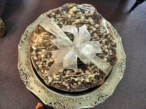Chocolate Covered Pretzel Popcorn Pizza