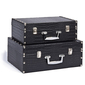 Black faux leather croc trunks Gourmet Corporate Basket