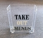 Custom Logo Take Out Menu Gourmet Corporate Basket