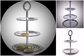 Silver Triple Gourmet Basket