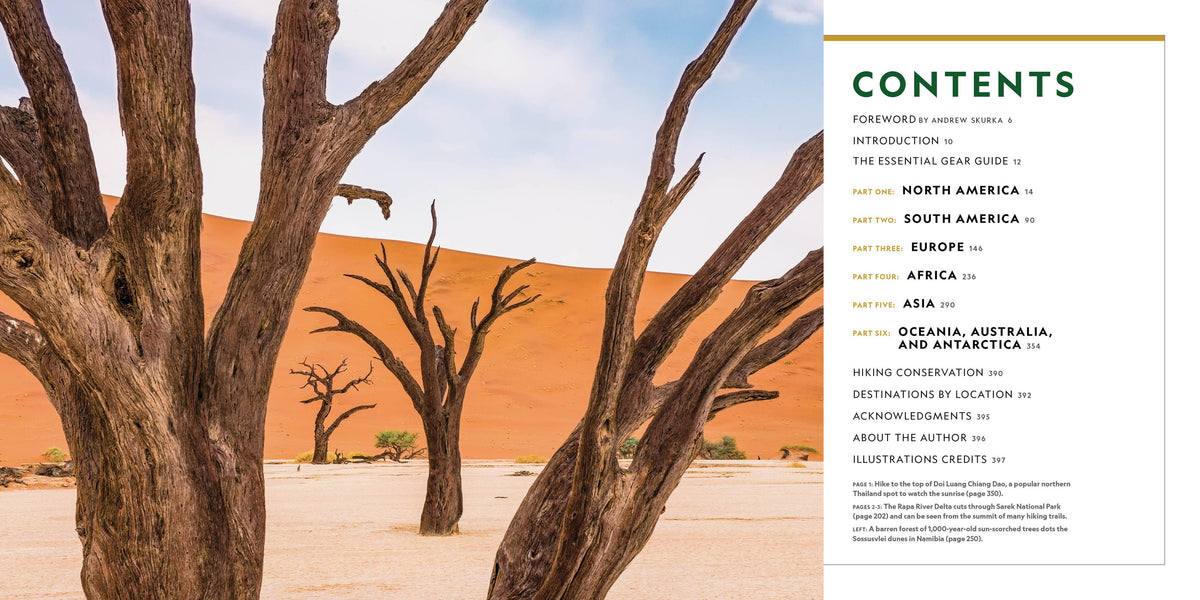 100 Hikes of a Lifetime | Hiking & Travel Gift Book