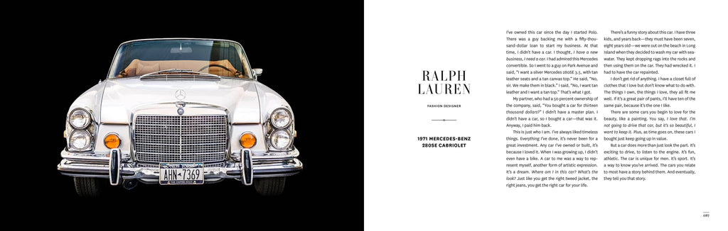 A Man & His Car | Coffee Table Book for Car Lovers