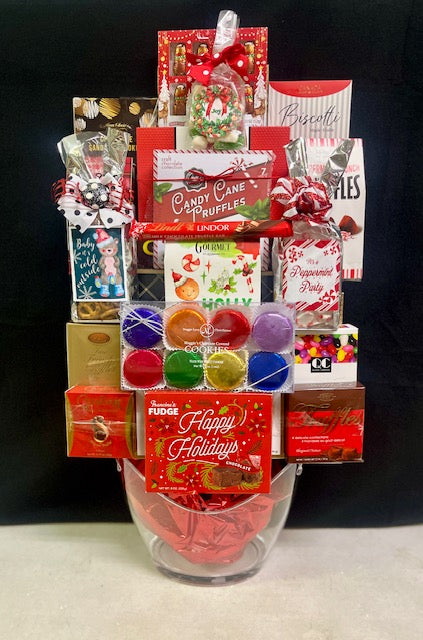 Corporate Gift Basket - Seasonal Shine Acrylic Bin