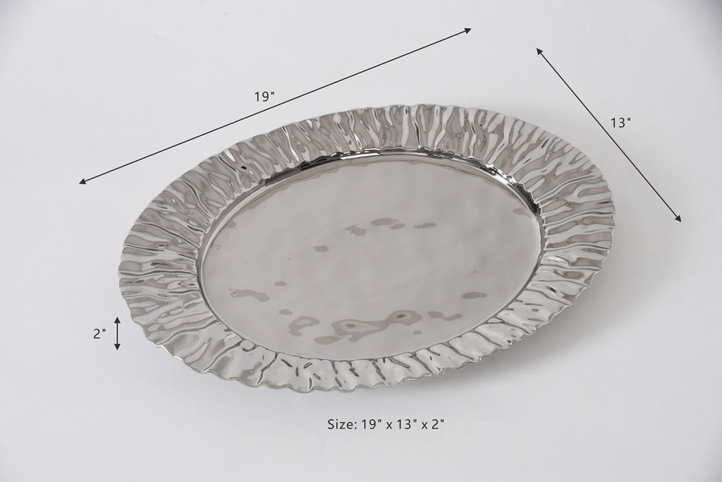 Pampa Bay "Ashley" Large Silver Platter
