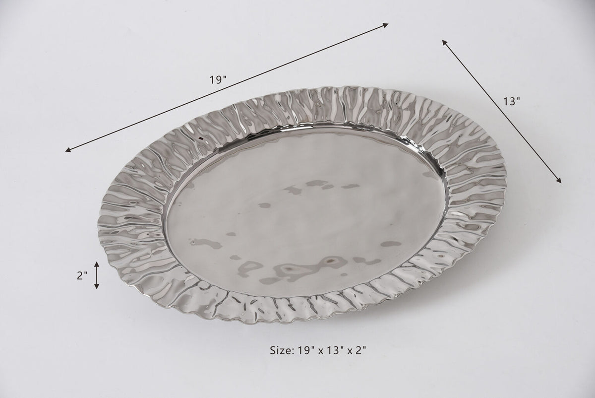 Pampa Bay "Ashley" Large Silver Platter