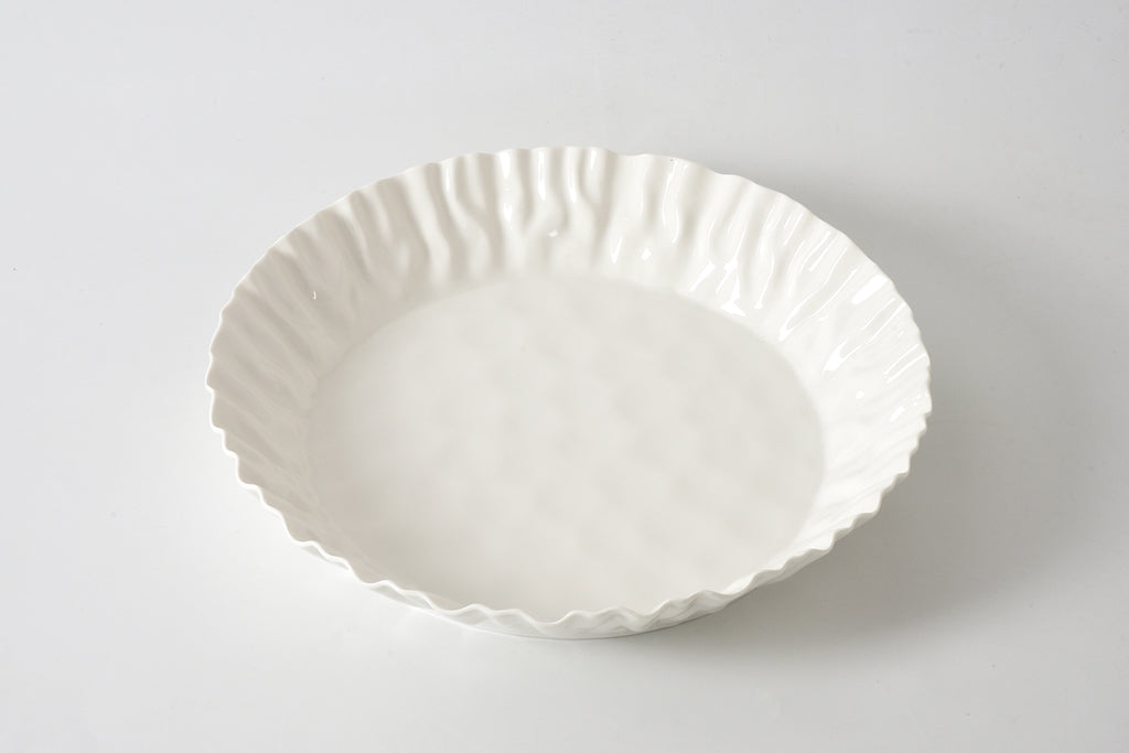 Pampa Bay Mascali Bianca Round Deep Server, featured by Ashleyeliyahu2.0. Oven-to-table porcelain. Long Island gift store serving NYC. Nationwide delivery.