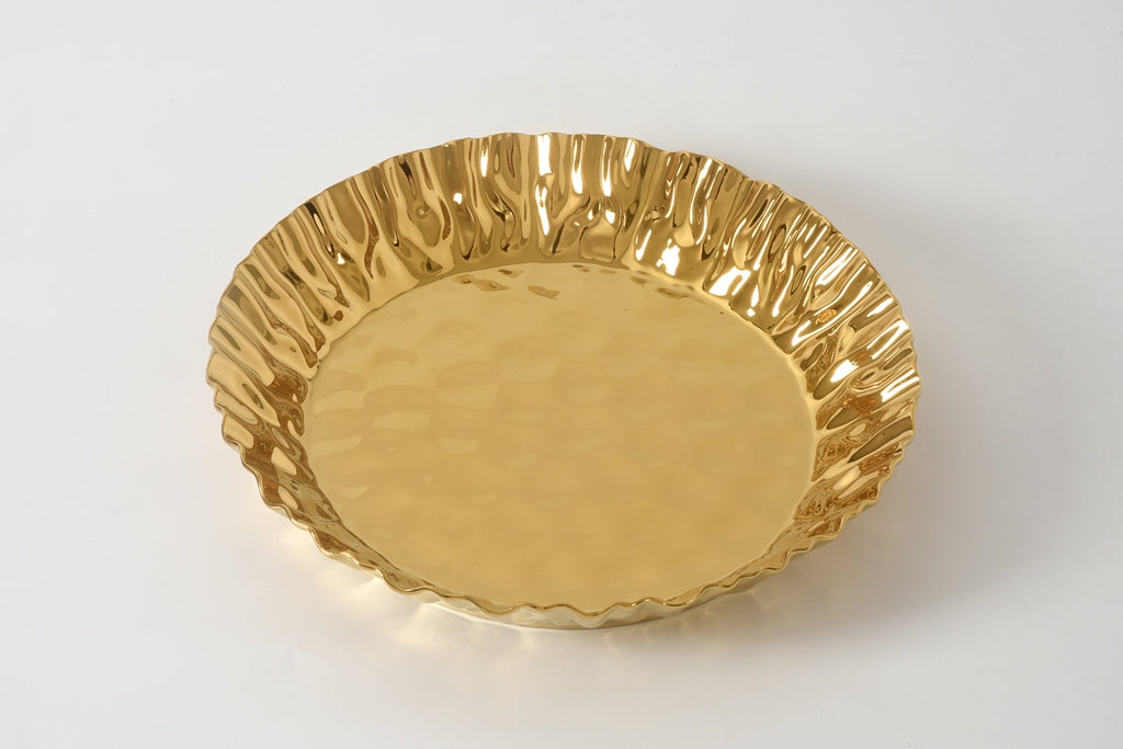 Pampa Bay Mascali D'Oro Round Deep Server, featured by Ashleyeliyahu2.0. Oven-to-table porcelain. Long Island gift store serving NYC. Nationwide delivery.