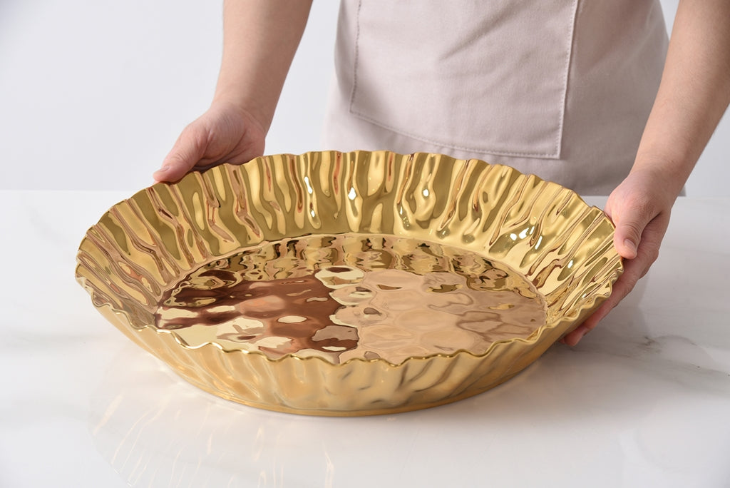 Pampa Bay "Ashley" Deep Round Server Gold