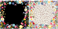 Non-Slip Double-Sided Mahjong Mat - Vibrant Floral