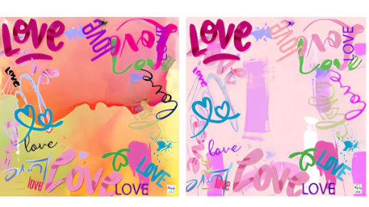 Non-Slip Double-Sided Mahjong Mat - CP Love Graffiti