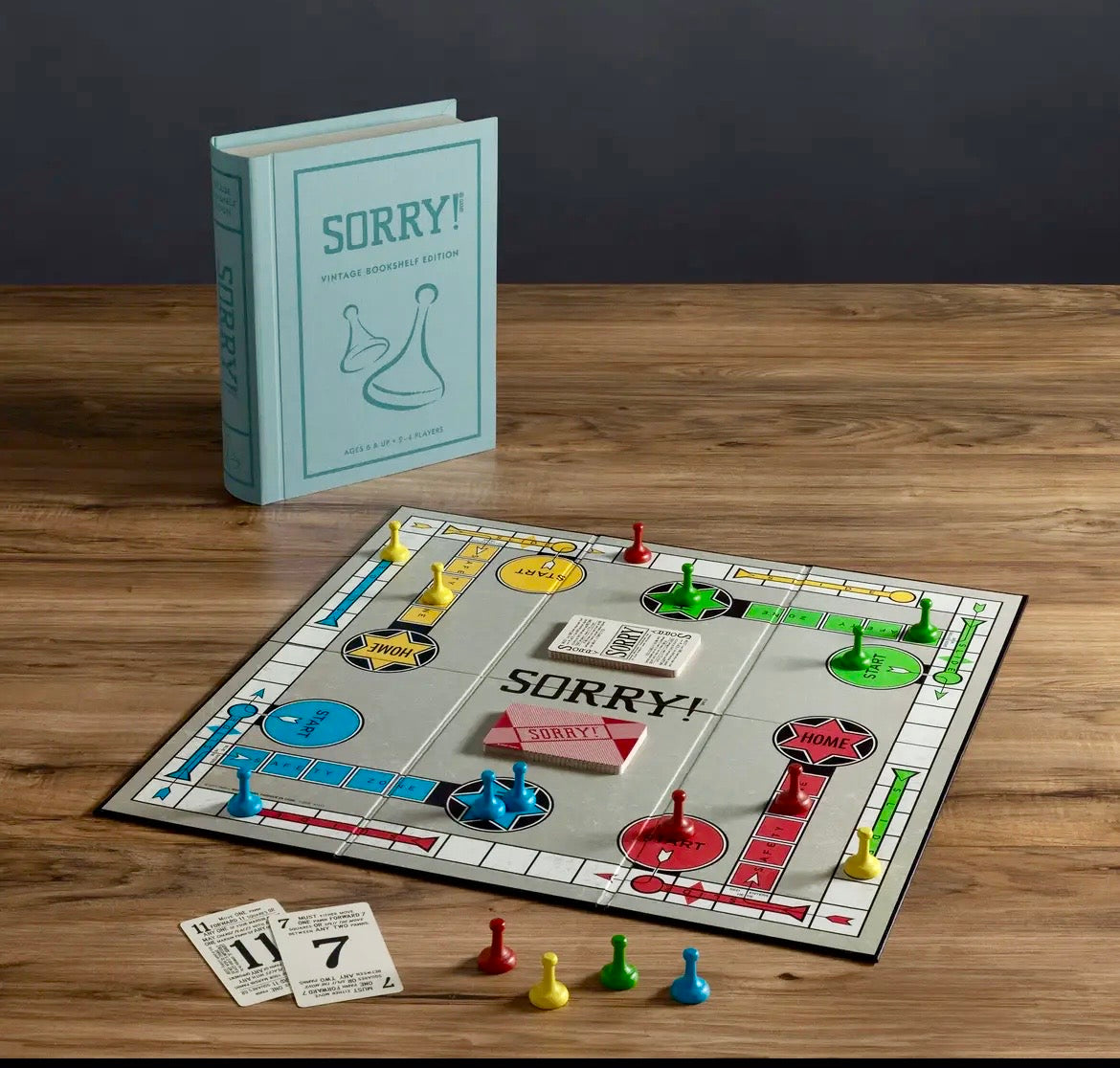 Sorry! Vintage Bookshelf Game