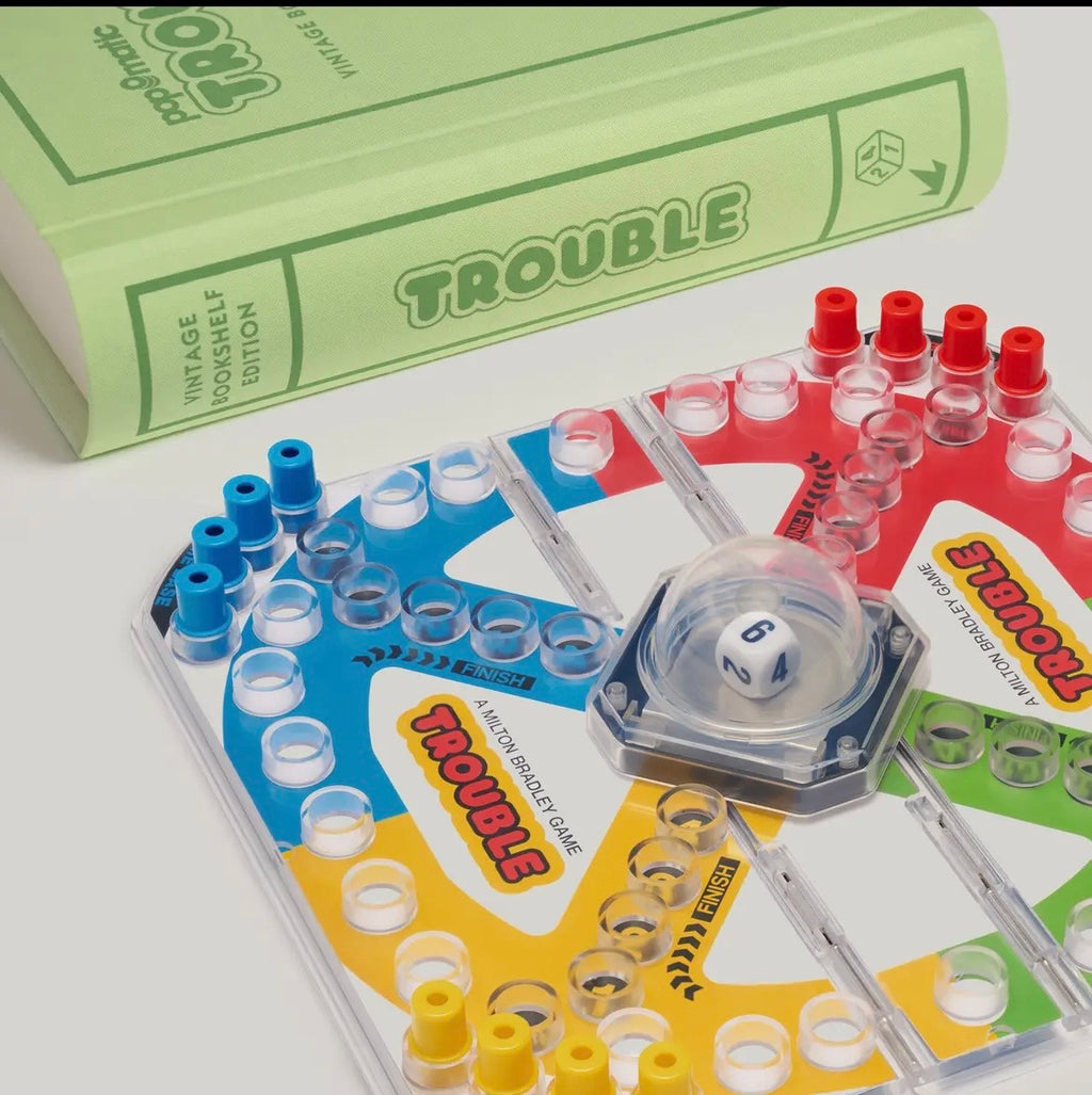 Trouble Vintage Bookshelf Game