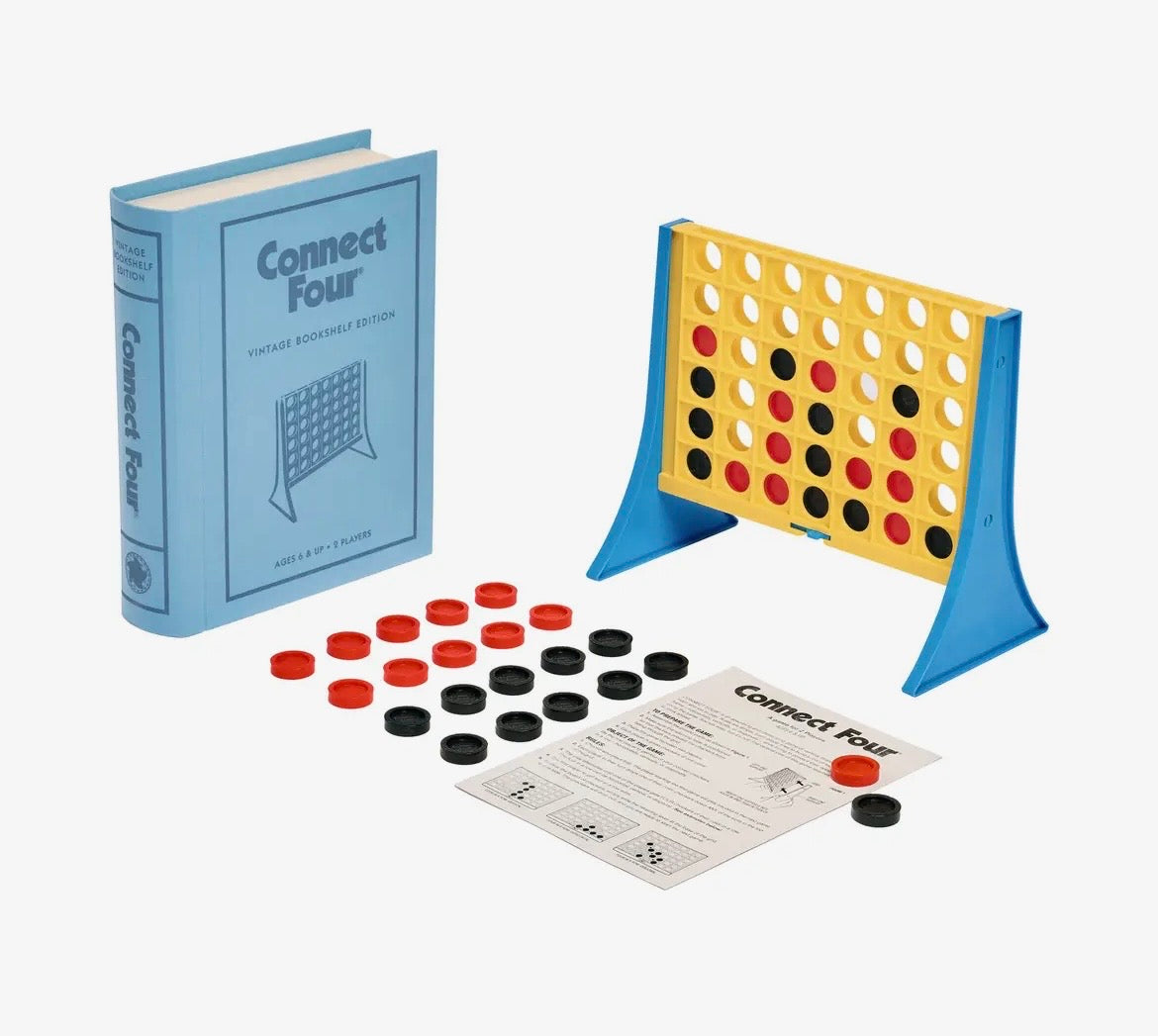 Connect Four Vintage Bookshelf Game