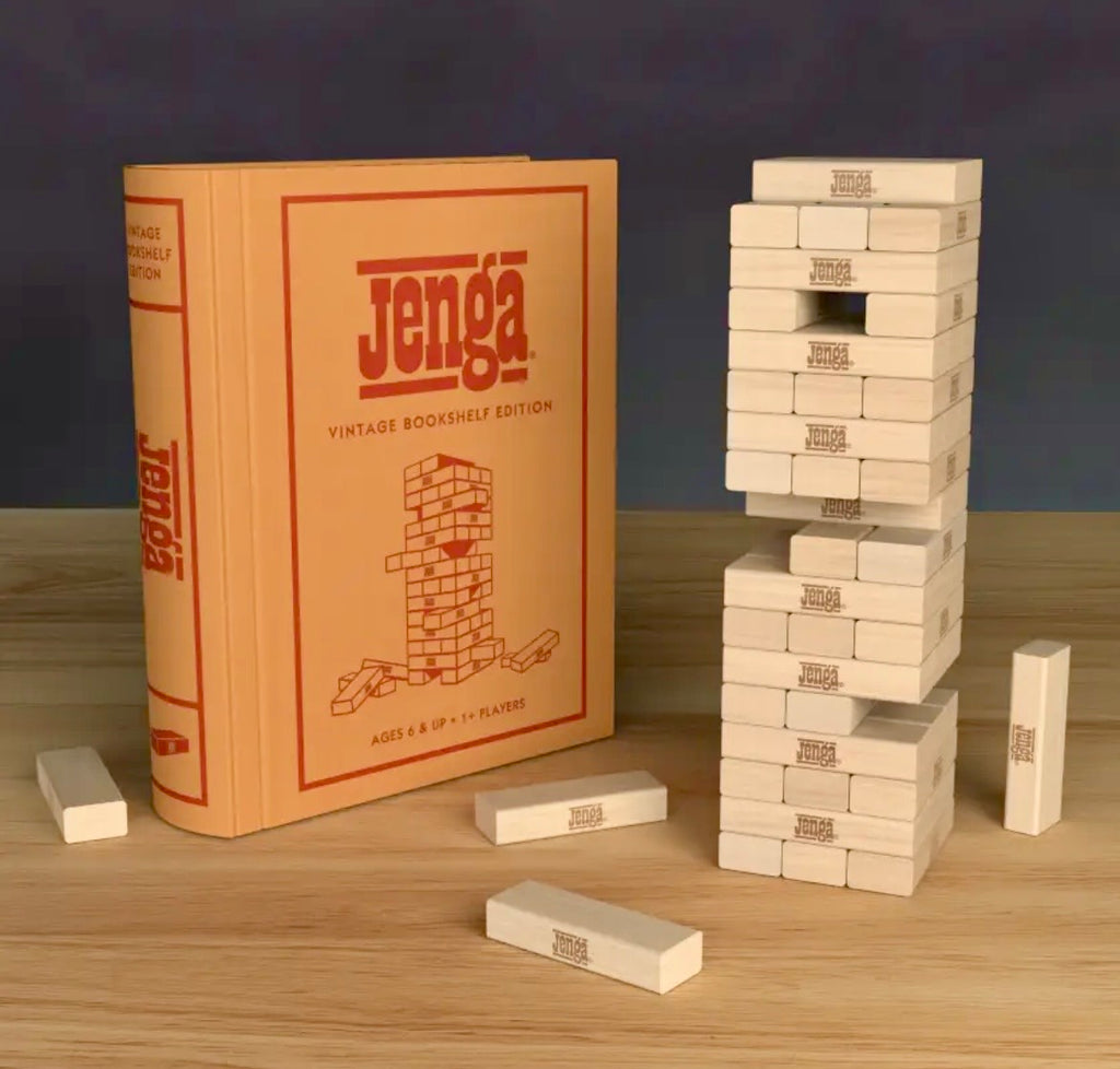 Jenga Vintage Bookshelf Game