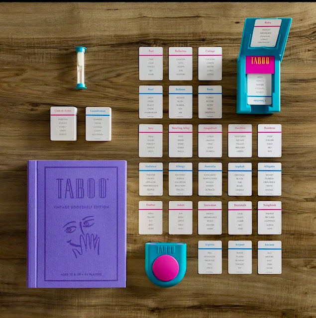 Taboo Vintage Bookshelf Game