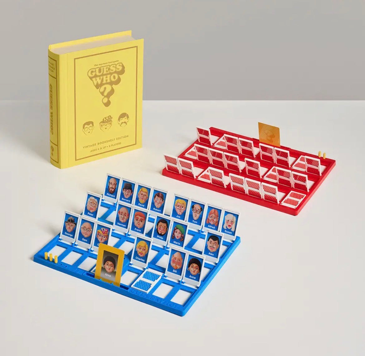 Guess Who? Vintage Bookshelf Game