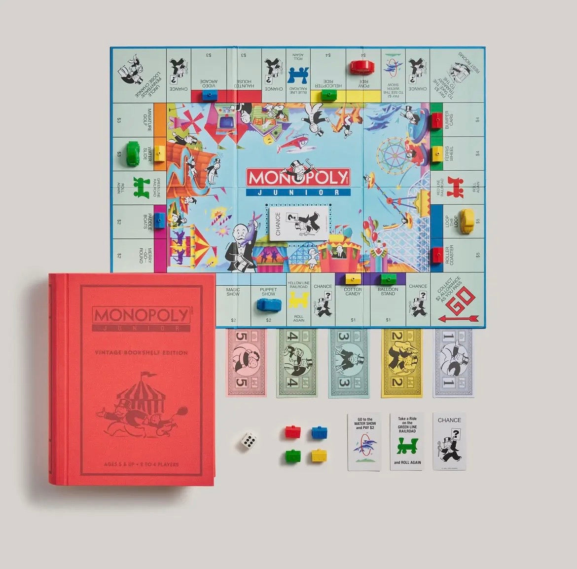 Monopoly Junior Vintage Bookshelf Edition