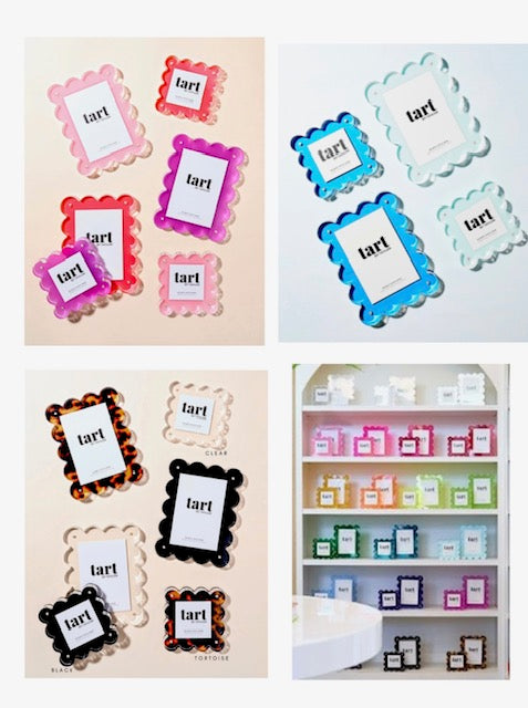 Scalloped Acrylic Frames (Small and Large)