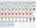 Jewish-themed Hanukkah mahjong tile set with Judaica and Israel-inspired style, for fans of the trending Mahjong game