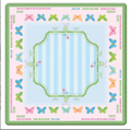 Non-Slip Mahjong Mat - Butterfly