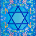 Non-Slip Mahjong Mat - Star of David