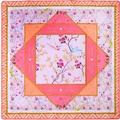 Non-Slip Mahjong Mat - Pastel Pink Floral