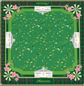 Non-Slip Mahjong Mat - Luxury Golf Masters Theme