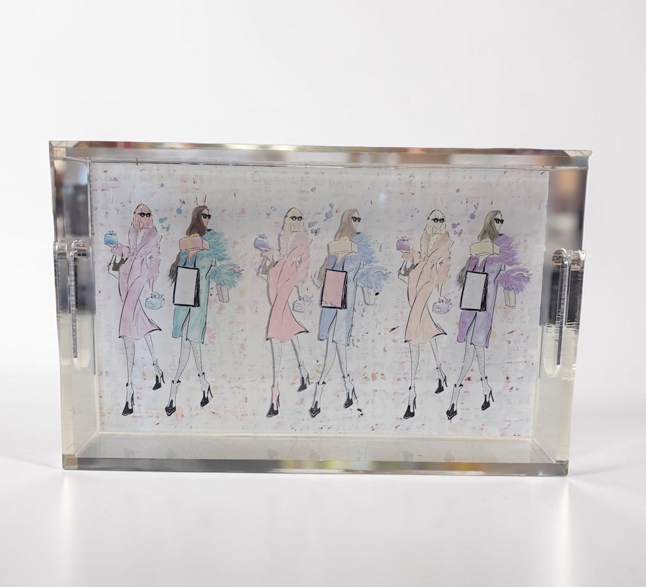 Nicolette Mayer Acrylic Tray Fashion Girls