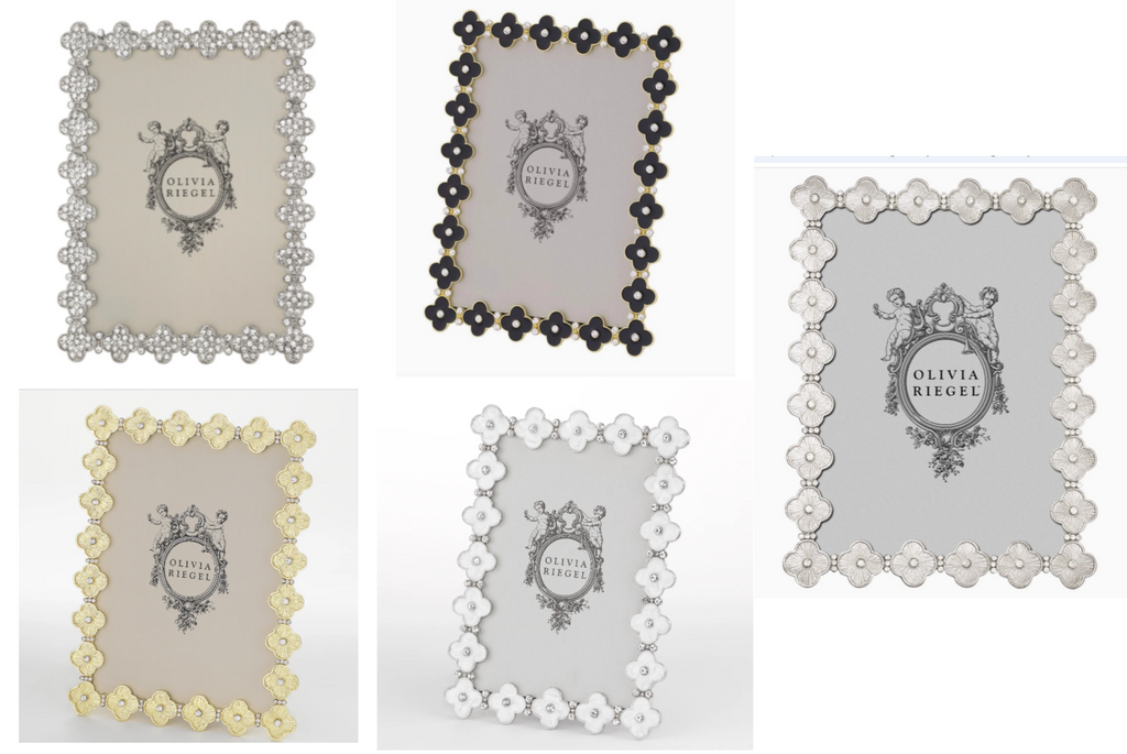 Olivia Riegel's Enamel Clover Picture Frame