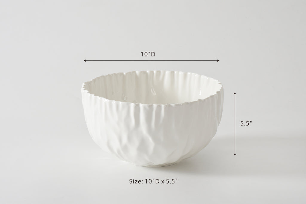 Pampa Bay Mascali Bianca Large Bowl