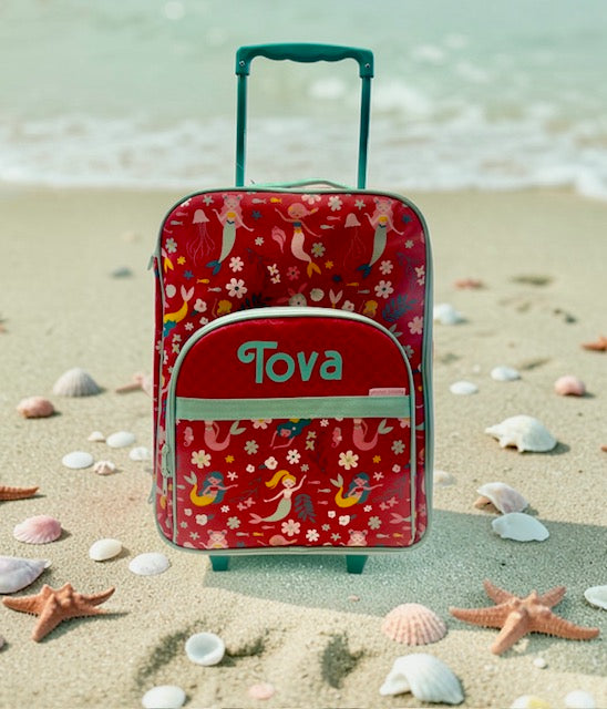 Kids Rolling Luggage for Girls - Stephen Joseph All Over Print