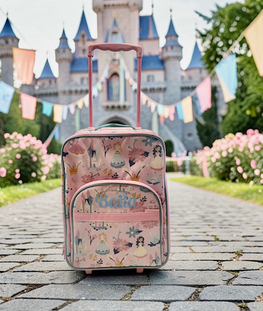 Kids Rolling Luggage for Girls - Stephen Joseph All Over Print