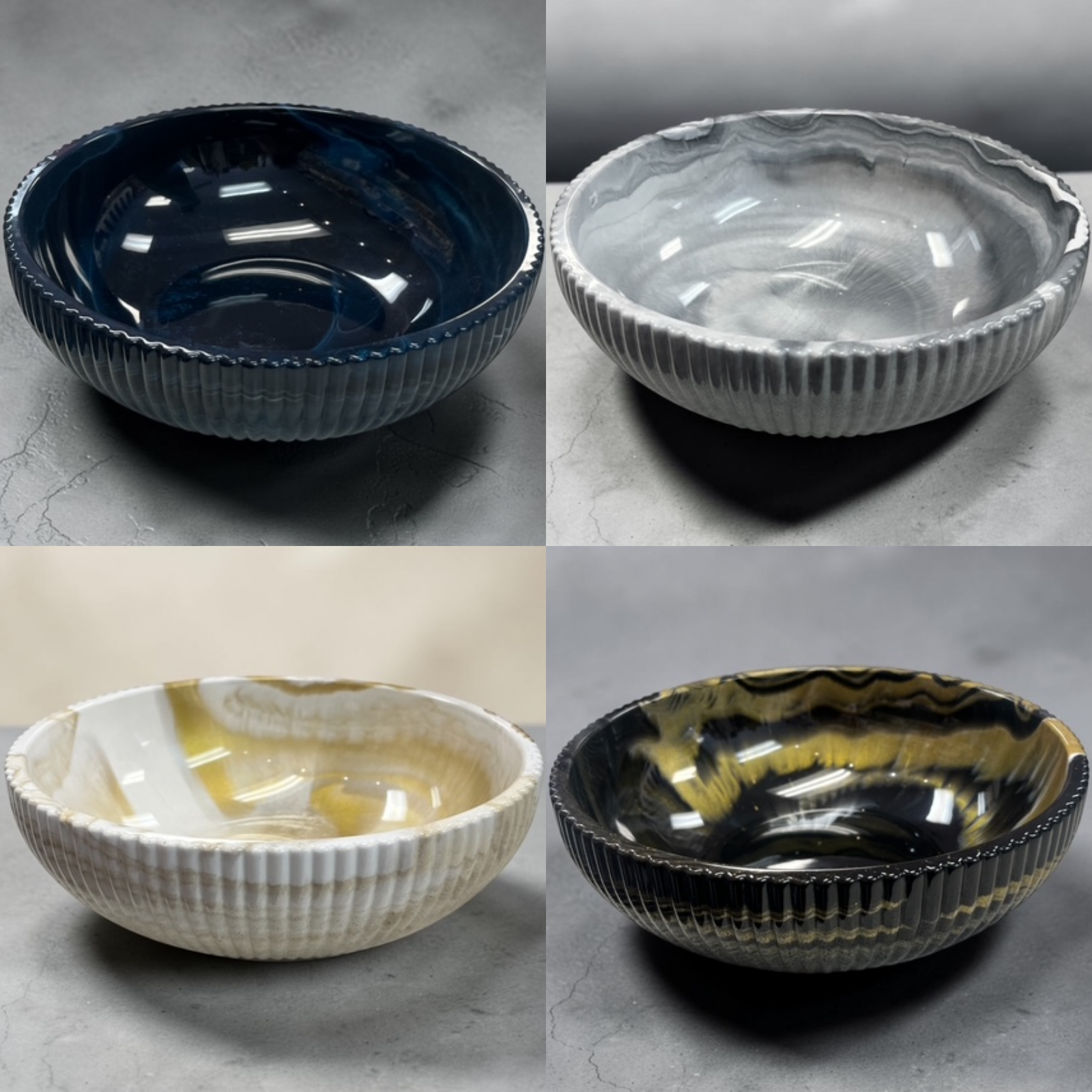 Resin Fruit/Salad Bowls