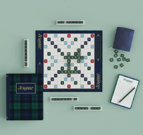 Bookshelf Games - Holiday Themed Scrabble