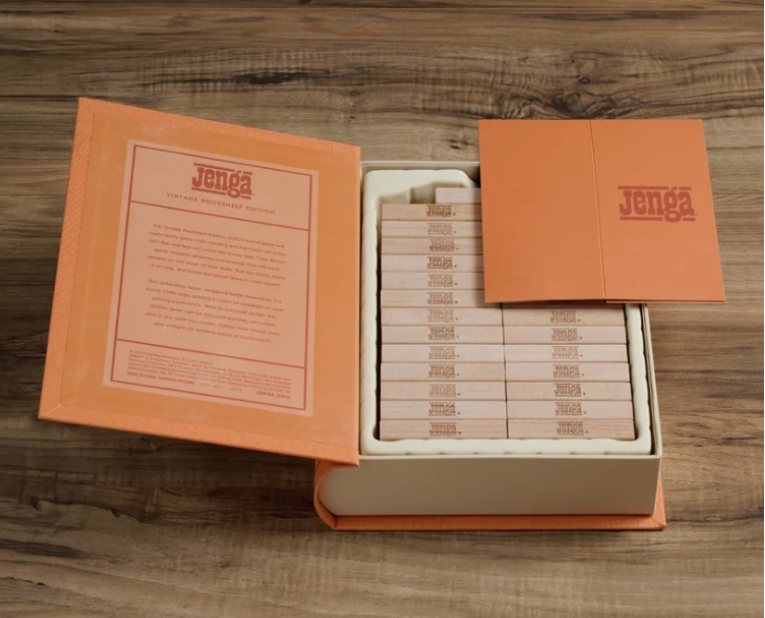 Jenga Vintage Bookshelf Game