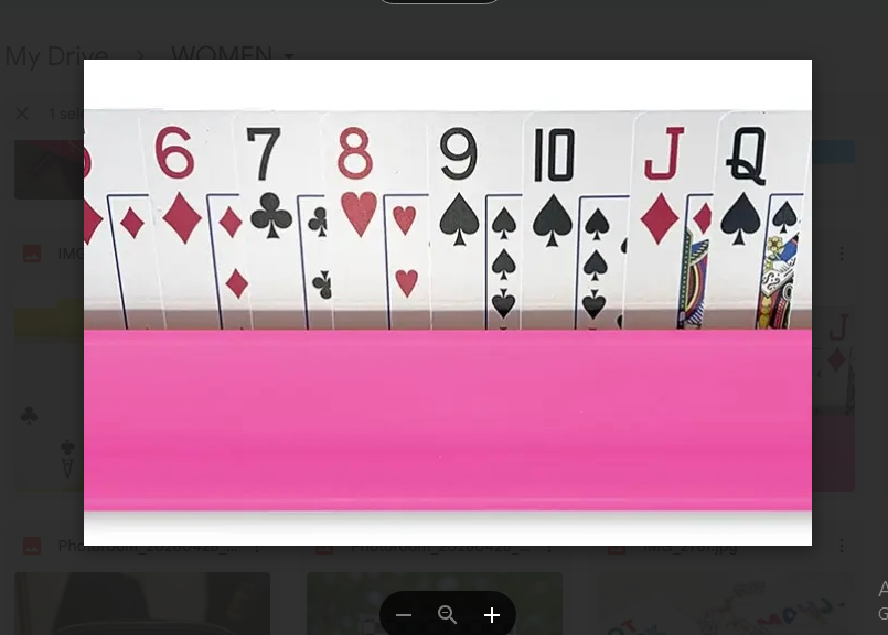Canasta Card Holder