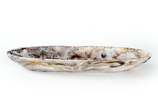Nashi Home Resin Boat Bowl