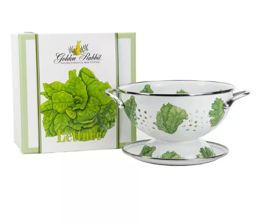 Enamel Berry Bowl/Colander Set