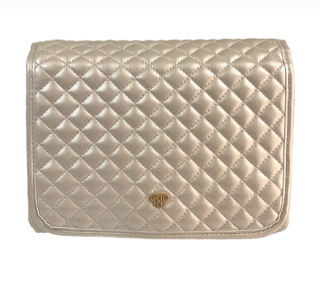 Quilted Hanging Toiletry Case