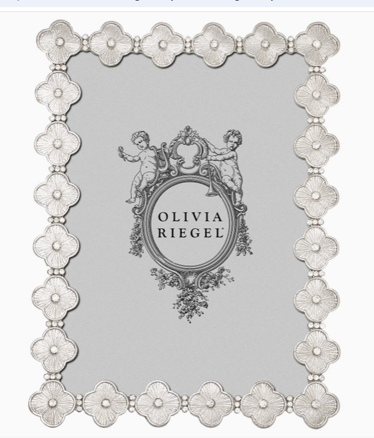 Olivia Riegel's Enamel Clover Picture Frame