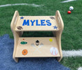Lacrosse sports step stool for toddlers - personalized new baby corporate and birthday gift - NYC and nationwide delivery - The Pampered Professional