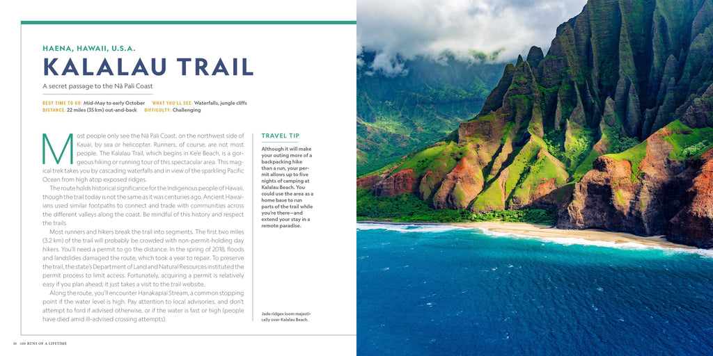 100 Runs of a Lifetime | Running & Travel Gift Book