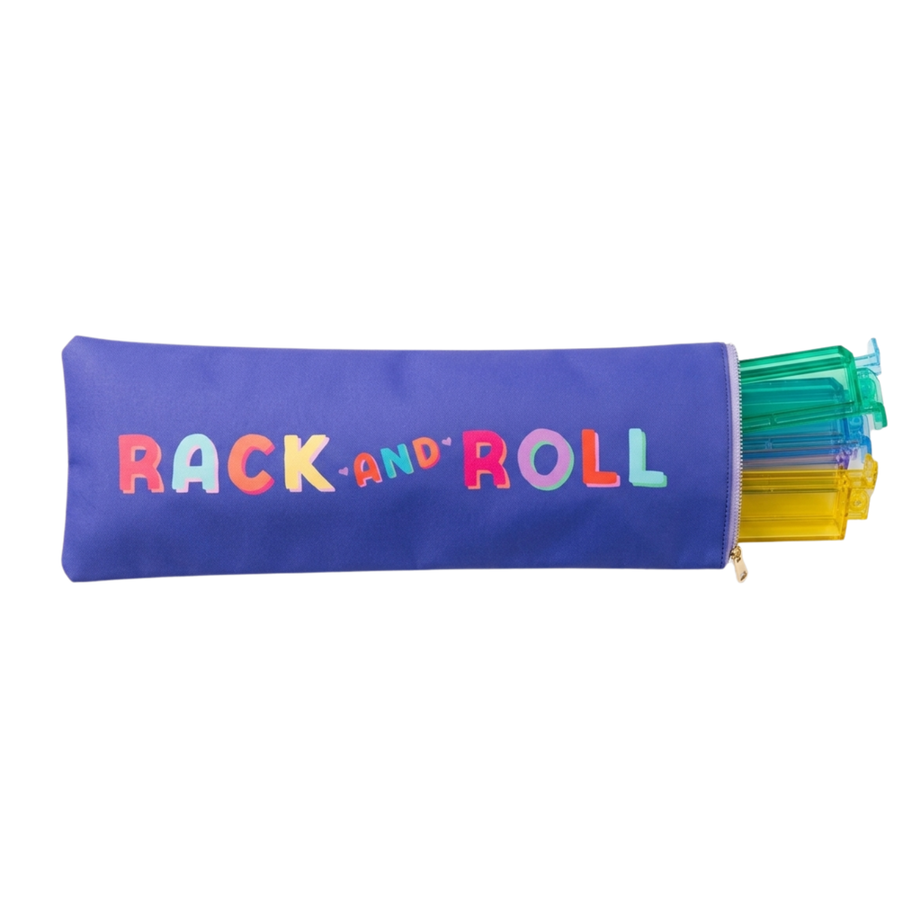 Mahjong Rack Leather Storage Bag