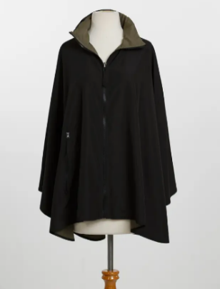 Black Olive Packable Rain Wrap - Get Well Thank You Holiday Christmas Gifts for Women - New York City
