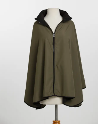 Black Olive Reversible Rain Poncho - Corporate Gifts and Birthday Gifts - NYC Long Island Nationwide Delivery