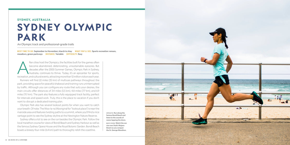 100 Runs of a Lifetime | Running & Travel Gift Book