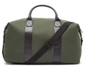 Hudson Duffel Bag in Hunter Green - water-resistant travel duffel with leather handles, premium corporate gift for him, nationwide delivery from New York City and Long Island gift store