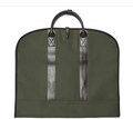 Hudson Garment Bag in Hunter Green - monogrammed travel garment bag for suits and dress shirts, premium corporate gift for him, nationwide delivery from New York City and Long Island gift store