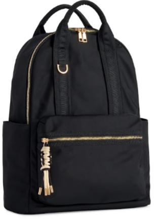 Jet Backpack in Black - sporty chic backpack for college, commuting and travel with tech sleeve and multiple pockets - corporate gift, nationwide delivery NYC
