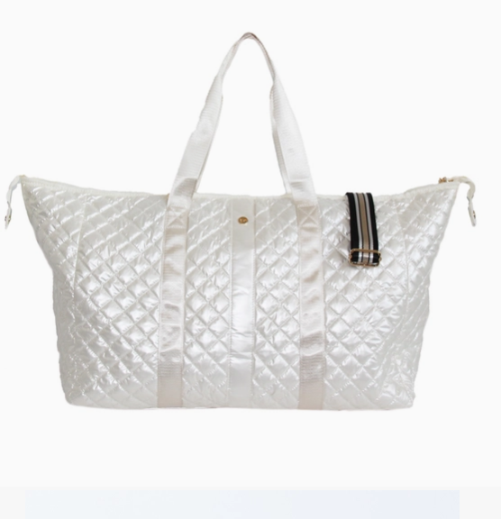 Lemonbella Weekender Debra Diamond Duffel Bag Ivory